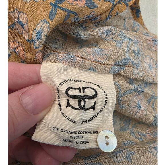 Spell Women's Mossy Blouse SZ Small Boho - Picture 8 of 10